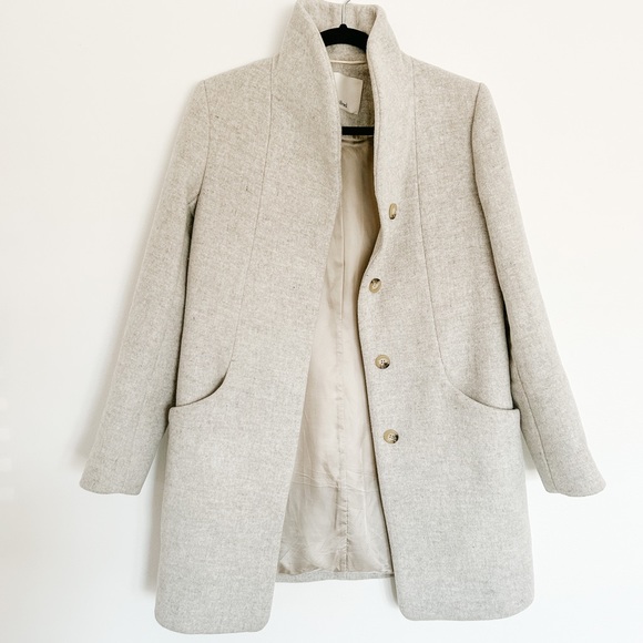 XS Aritzia Cocoon Coat in Heather Grey - Picture 5 of 6